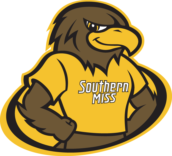 Southern Miss Golden Eagles 2003-Pres Mascot Logo vinyl decal